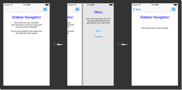 Sharpcoders Org Sidebar Navigation A Xamarin Ios Component